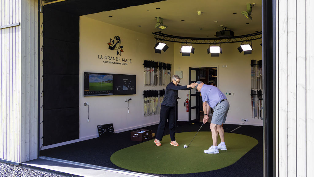 Coaching studio at the Golf Performance Centre